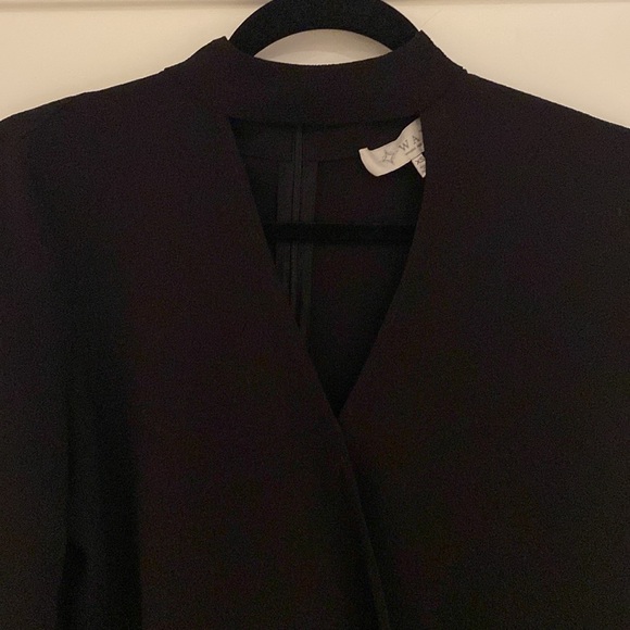 WAYF V neck blouse with choker wrap style long sleeves Size XS - Picture 5 of 17